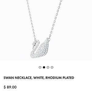 Swarovski Swan Necklace